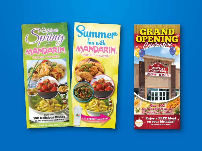 Restaurant flyers